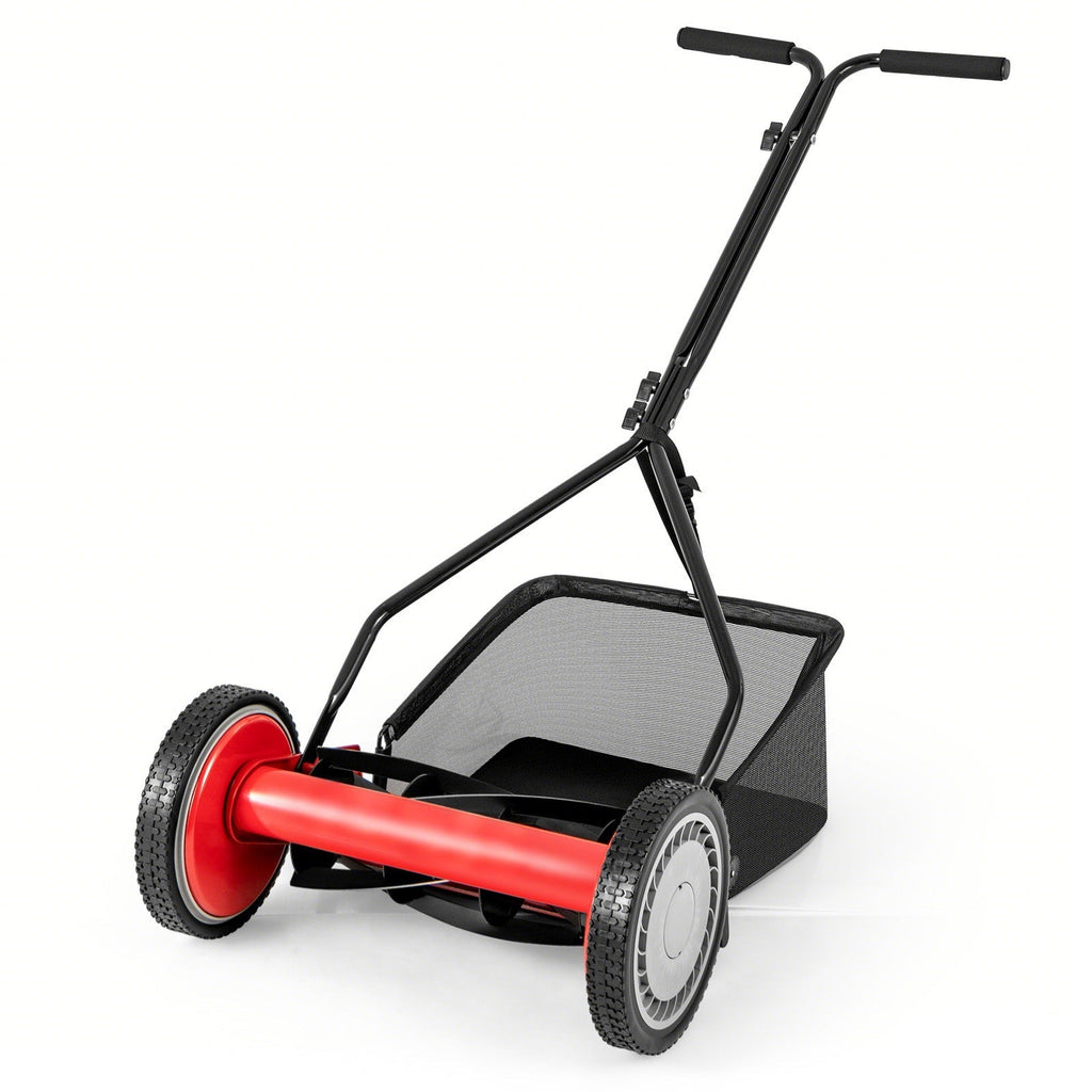 Earthwise Seed 14" Manual Reel Lawn Mower