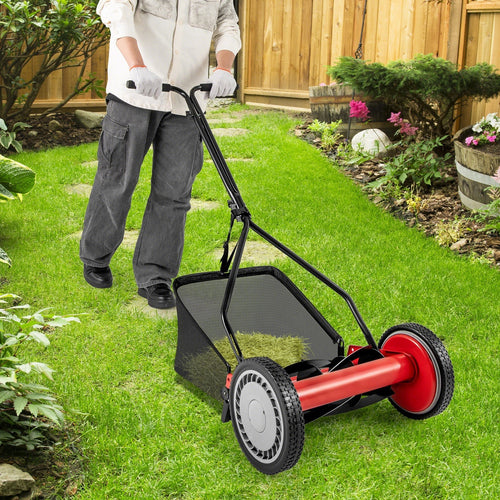 Earthwise Seed 14" Manual Reel Lawn Mower