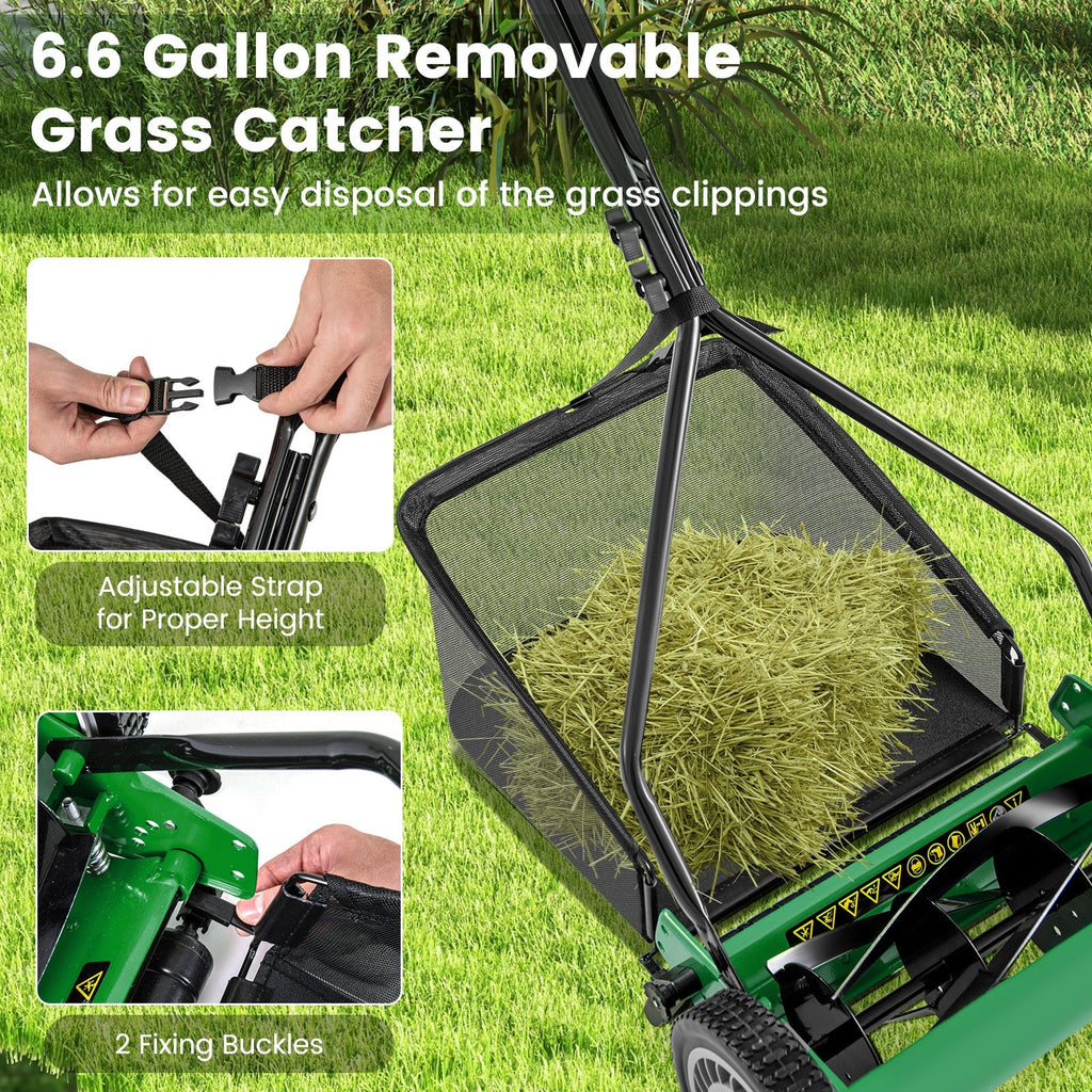 Earthwise Seed 14" Manual Reel Lawn Mower