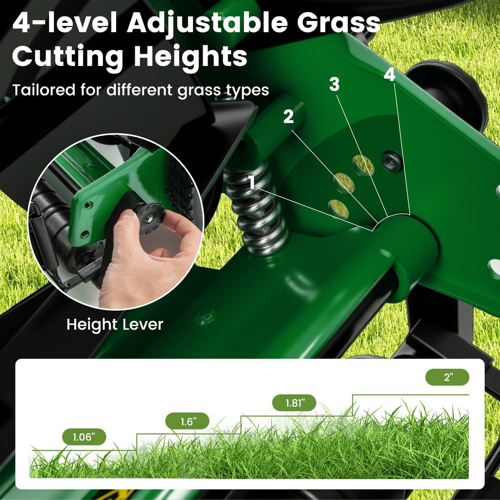 Earthwise Seed 14" Manual Reel Lawn Mower