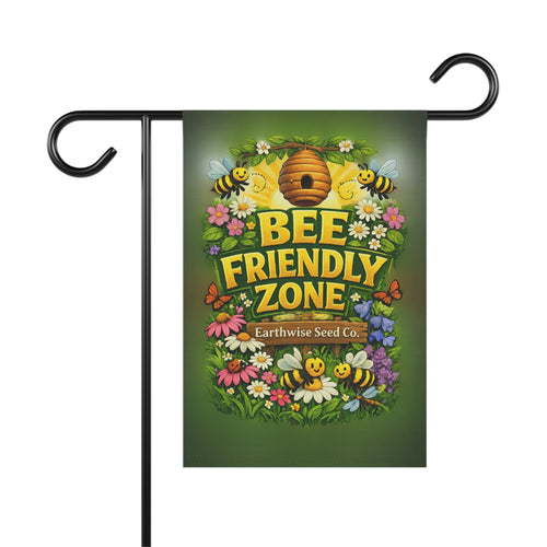 Bee Friendly Garden Flag