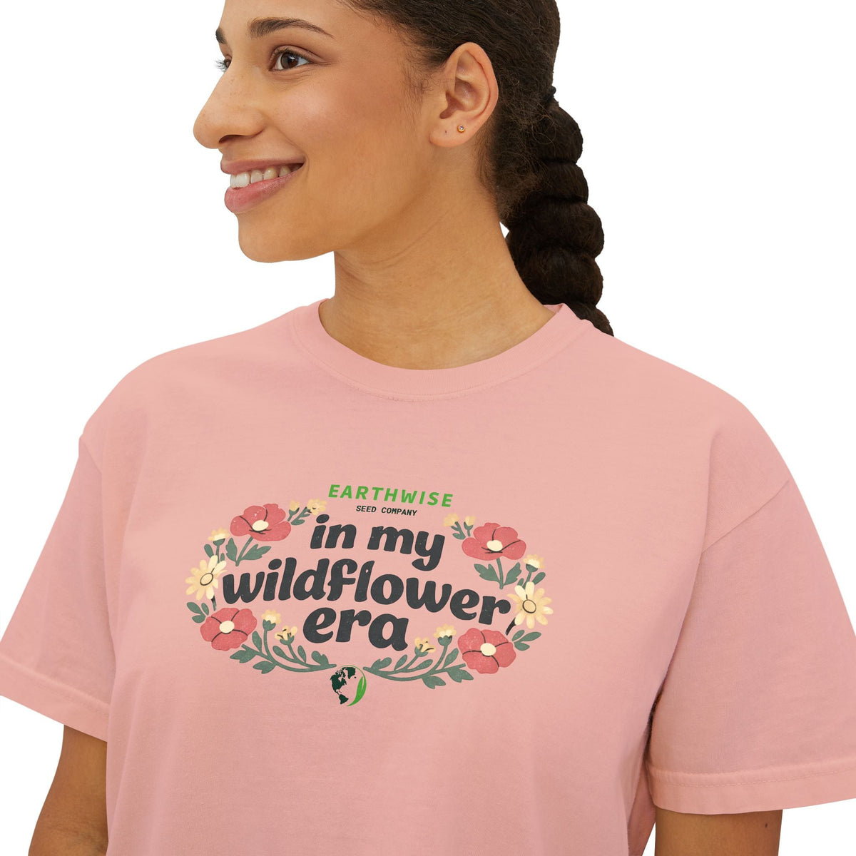 In My Wildflower Era Boxy Tee