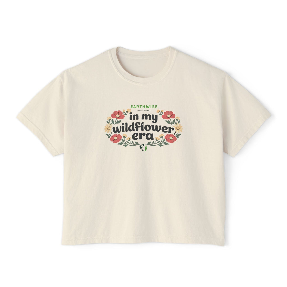 In My Wildflower Era Boxy Tee