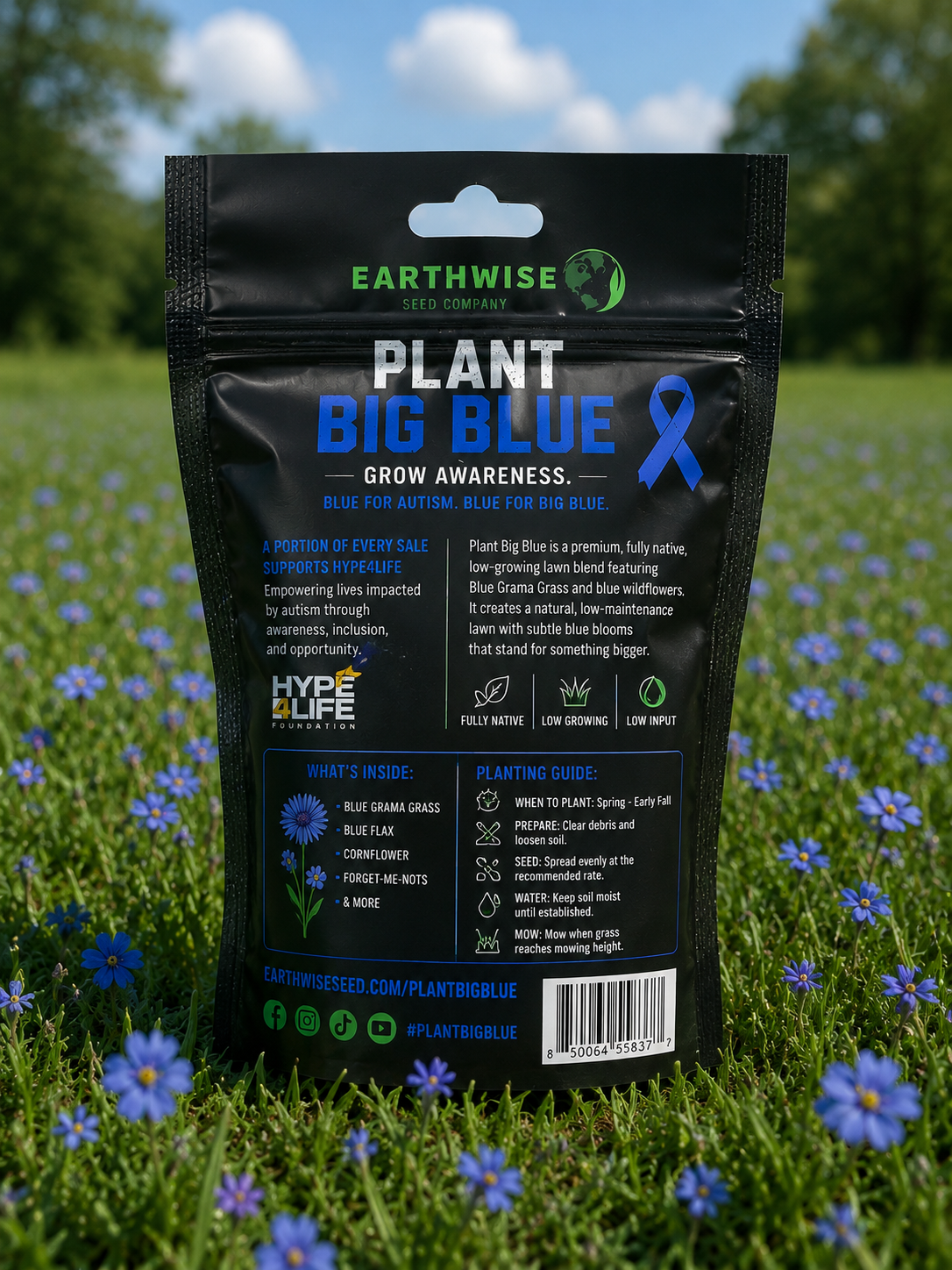 Plant Big Blue - Seed for Autism Awareness