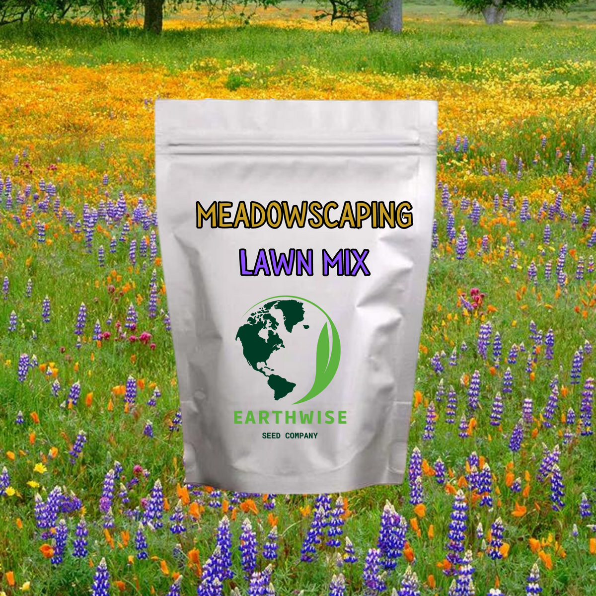 Meadowscaping Mix Alternative Lawn Seed — for Low-Maintenance, Eco-Friendly Lawns